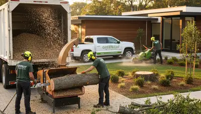 Professional landscaping and tree removal service in Bellevue, NE by Chop Chop Tree experts