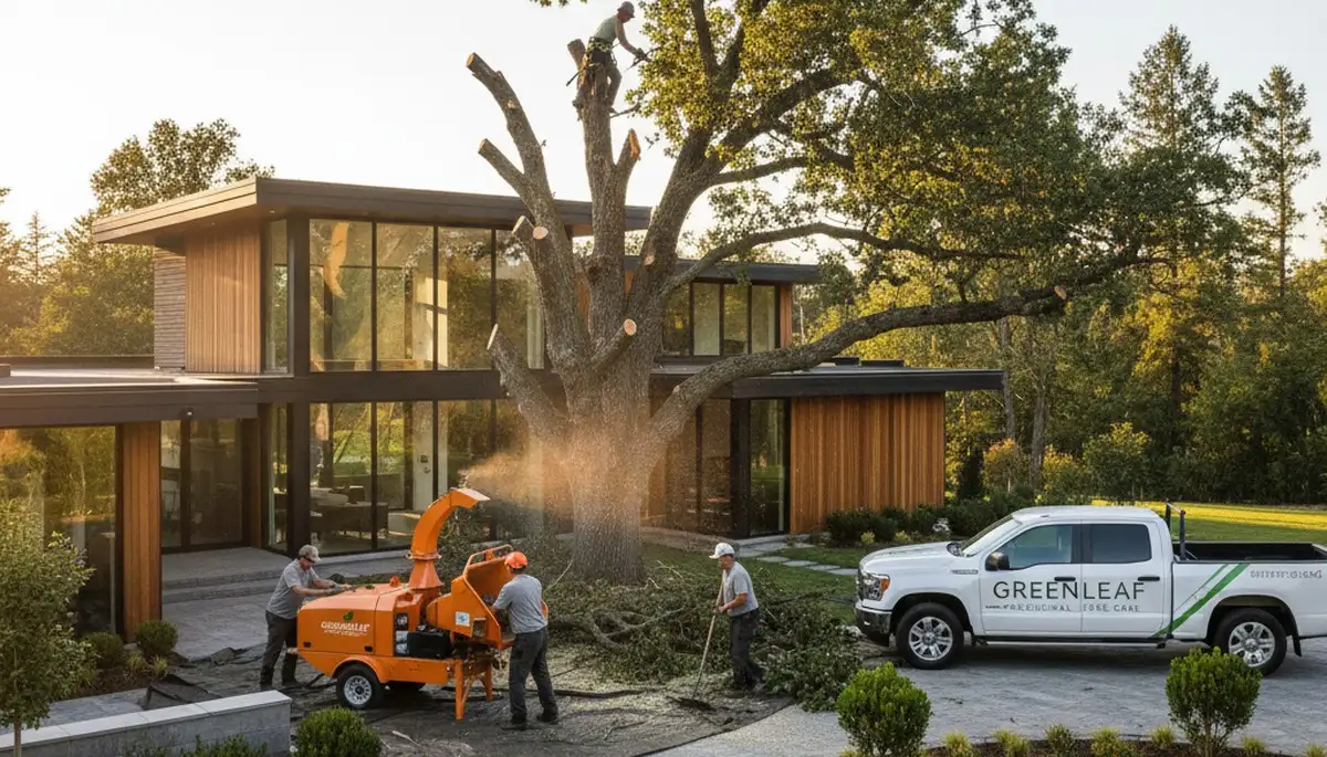 Professional landscaping and tree removal service in Bellevue, NE by Chop Chop Tree experts