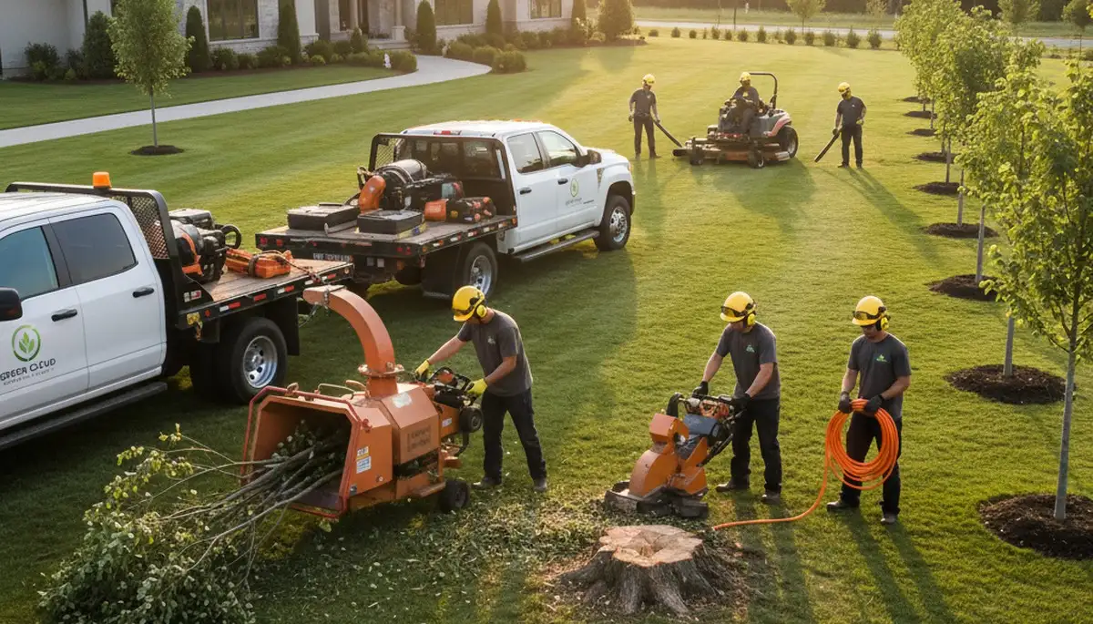 Professional lawn care and tree trimming in Bellevue, NE by Chop Chop Tree experts