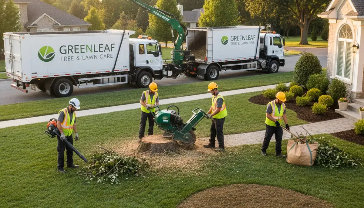 Professional lawn and tree removal service in Bellevue, NE by Chop Chop Tree experts